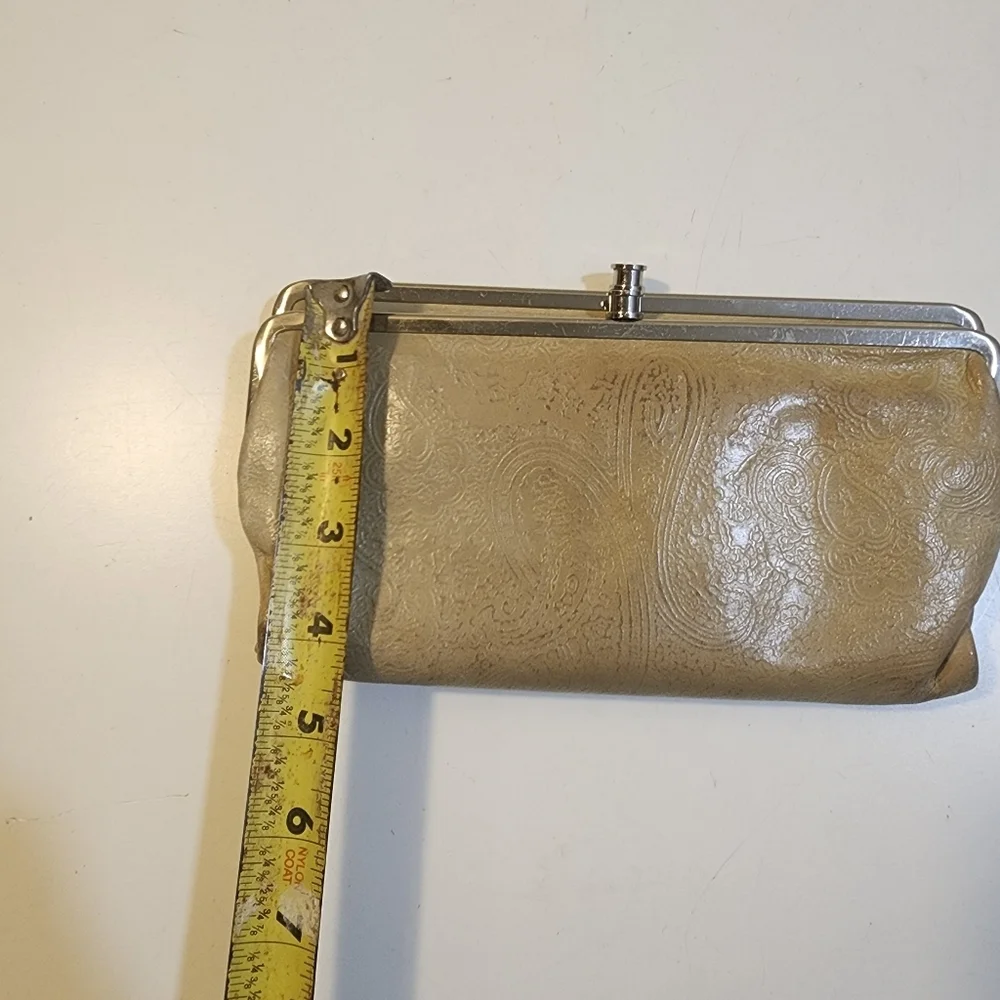 Hobo International Vintage Leather Elegant Tan Clutch Bag
